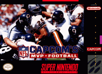 Capcom's MVP Football Super Nintendo US box art